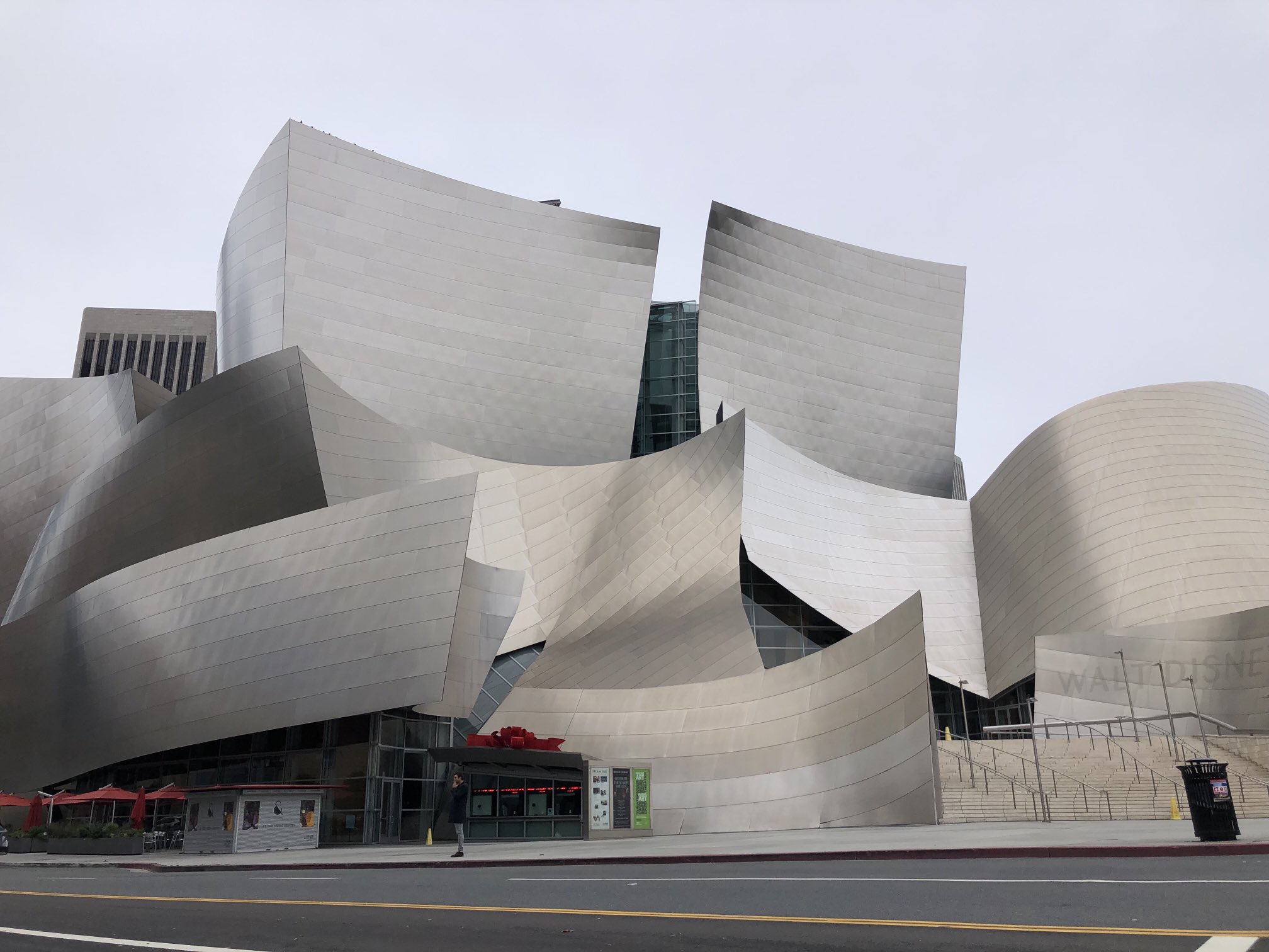Disney Concert Hall in the day
