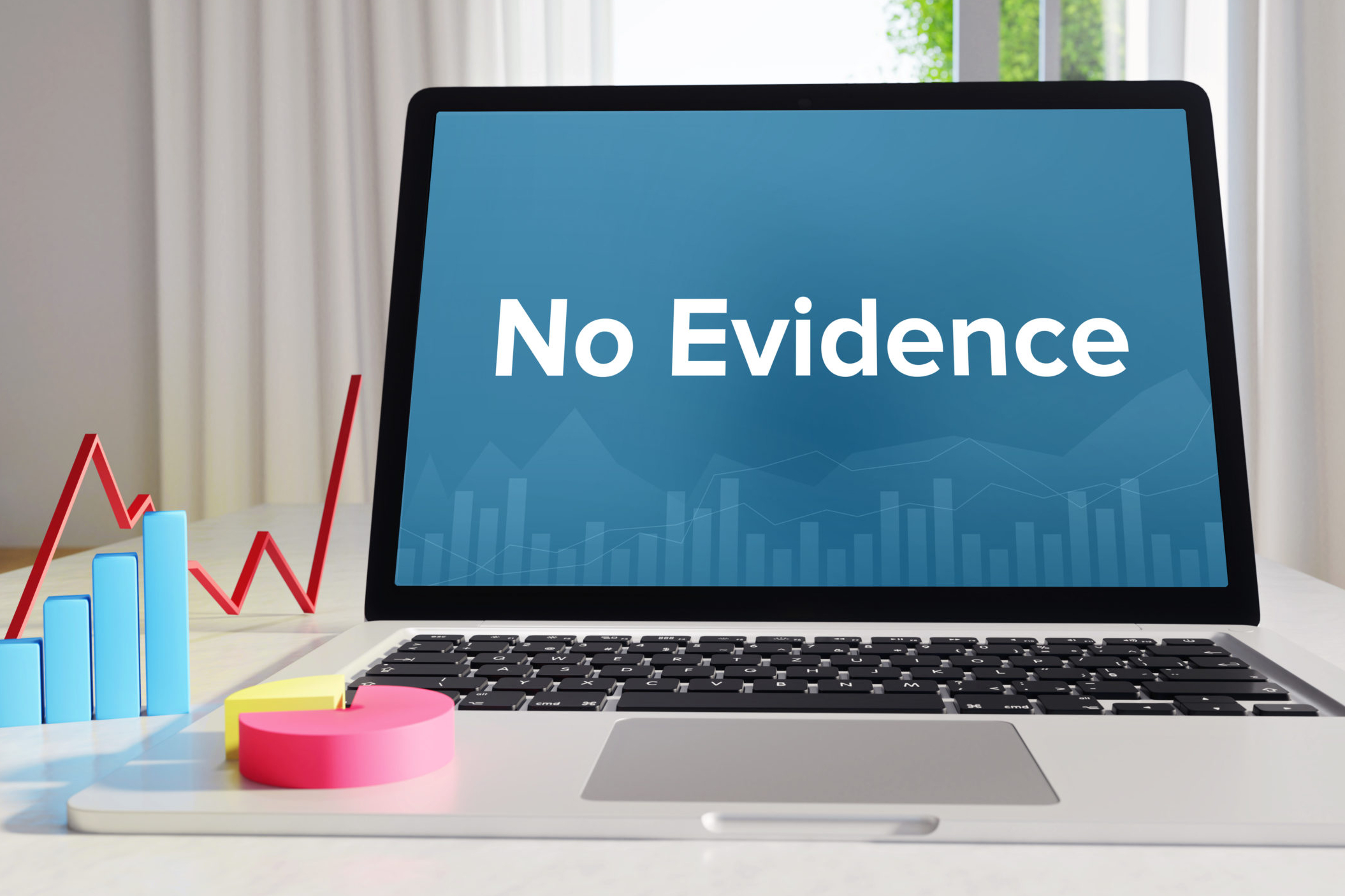 "No evidence" on computer screen