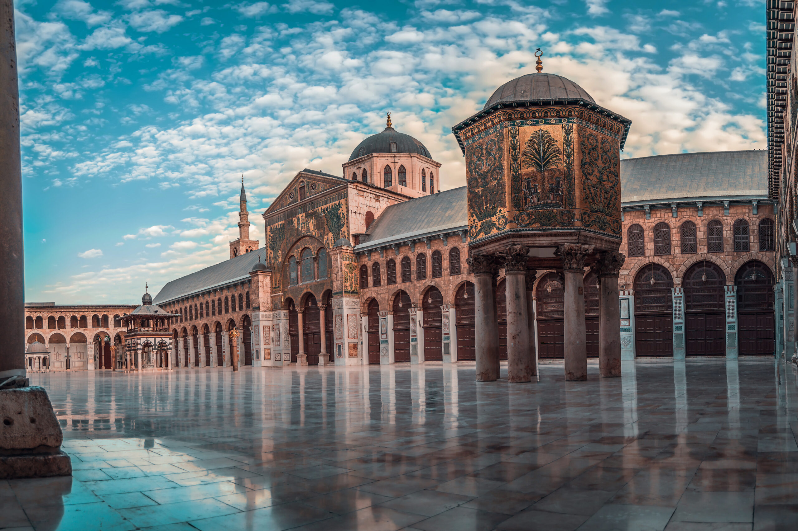 Umayyad mosque in Damascus, Syria